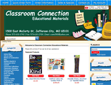Tablet Screenshot of classroomconnectionjc.com